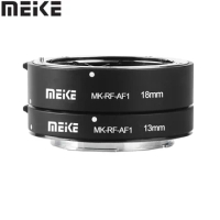 Meike MK-RF-AF1 Auto Focus Macro Extension Tube 13mm 18mm for Canon EOS R EOS RF EOS RP EOS R6 EOS R5 Mirrorless Camera