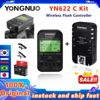 YONGNUO YN622C-TX Transmitter YN622C II Receiver 2.4G Wireless TTL Flash with HSS 1/8000s for DSLR Canon Camera 500D 60D 5DIII