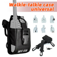 MSC-20B Walkie Talkie Bag Nylon Holster Carry Case for Baofeng UV5R UV82 bf888S UV-9R Plus UV-B2 TYT Motorola KENWOOD Ham Radio