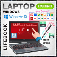 (Refurbished) TouchScreen | Fujitsu LifeBook T726 [2-in-1] Laptop / 12.5\ inch Touch Display / Intel