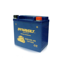 【Dynavolt 藍騎士】GHD14HL-BS(等同YTX14L-BS HARLEY哈雷重機專用電池 奈米膠體電池)