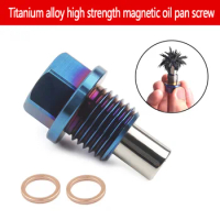 Titanium alloy magnetic oil release plug oil release nut M12*1.25 M12*1.5 M12*1.75 M14*1.5 oil release bolt