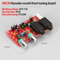 KYYSLB 0K239 DC9~12V Power Amplifier preamp Tuning Board Karaoke Reverb Board Reverb Microphone Tone Board