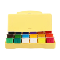 18 Colors Gouache Paint Set 30ml Portable Case with Palette Gouache Paint Set NIN668