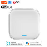 Smart Home Hub TUYA WIFI BT ZIG-BEE Mini Multi-Mode Hub Work with 2.4GHz WiFi Zig-bee 3.0 Replacement for Alexa Google Assistant