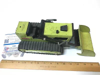 Vintage Tonka Pressed Steel Lime Green T-6 Loader Bulldozer Construction Vehicle