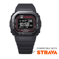 CASIO卡西歐 G-SHOCK G-SQUAD系列 太陽能 藍牙運動電子錶_黑_DW-H5600MB-1A4_44.5mm