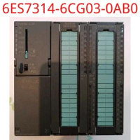 used test ok real 6ES7314-6CG03-0AB0 SIMATIC S7-300, CPU 314C-2 DP Compact CPU with MPI, 24 DI/16 DO, 4 AI, 2 AO, 1 Pt10