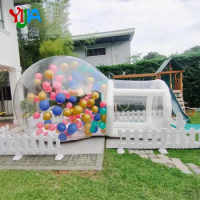 8.2FT /10/13Ft Kids Party Fun Balloon Inflatable Bubble House With Blower Inflatable Bubble House Tent Igloo Dome For Outdoor