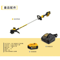 【DEWALT】美國20V Max XR鋰電無碳刷13 割草機 DCST920P1(DCST920P1)