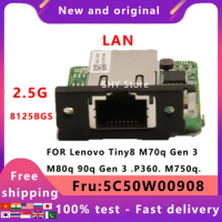 For Lenovo Tiny8 LAN card .2.5G 8125BGS.BN8K89. Fru:5C50W00908.M70q Gen3.M80q.M90q Gen3.P360Tiny.Extend the second cable port
