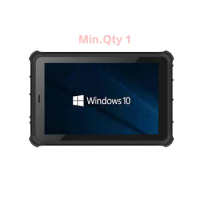 10.1 Inch Touch Screen Industrial Rugged Tablet Windows10 IP65 NFC GPS 4G LTE Barcode Scanner Front and Rear Dual Cameras