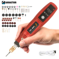 USB Cordless Mini Drill Rotary Tool Woodworking Engraving Pen Dremel Tools Wireless Electric Drill For Jewelry Metal Glass