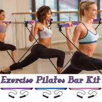 Fitness Sport Pilates Exercise Stick Bar Workout Equipment Home Gym Yoga Exercise Bar Kit Home Workout Fitness Equipment