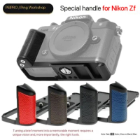 PEIPRO Quick Release L-Plate Bracket Genuine Leather Handle For Nikon ZF Camera