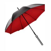 Windproof Beach Umbrella Luxury Ultralight Outdoor Parasol Women's Automatic Cane Umbrella Genshin Impact Account Samurai