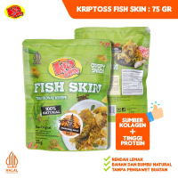 Kriptoss Fish Skin Snack / Keripik Kulit Ikan 75g original