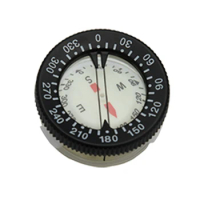 Problue GU-1630 Professional Production White/black Scuba Diving Compass Gauge Pressure