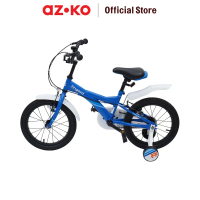 AZKO Fingard 16 inci Sepeda Anak Lipat Xx - Biru Kids Bicycle Sepeda Roda 4 Anak Peralatan Olahraga 