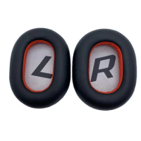 Plantronics second-generation backbeat pro2 SE 8200UC headphone replacement protective headphone sleeve 2 sets, black red