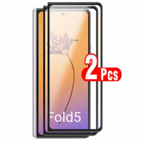 2Pcs Protective Glass For Samsung Galaxy Z Fold 5 5G Screen Protectors For Samsung Galaxy Z Fold5 zfold 5 zfold5 Tempered Glass