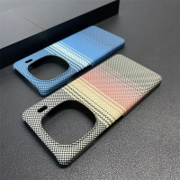 Sarung VIVO IQOO 12 Pro, Sarung Penutup Belakang Pelindung Langsing, Bijian gentian karbon PC Keras,