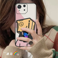 適用于華碩Rog8手機殼新款超薄Rog8pro游戲手機卡通紙箱男孩Rog7個性全包Rog7pro時尚插