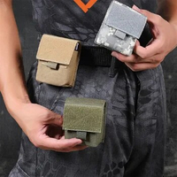 Outdoor Airsoft Combat Moole Pouch Tactical Single Pistol Magazine Pouch Flashlight Sheath Airsoft Hunting Camo Bags