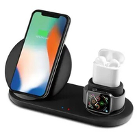 3 in 1 Fast Wireless Charger Holder Stand for iPhone15 14 13 13Pro 12 12Promax XR XSMAX for Apple Watch Airpods Smartwatch