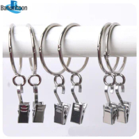 2019 Rushed Tension Rod Tiebacks For Curtains Curtain Ring Hanging Clips Tools Hooks Accessories 4 Pcs/lot Circle Opening Rings