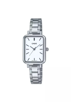 Casio Watches Casio Women's Analog Watch LTP-V009D-7E Silver Stainless Steel Band Ladies Watch