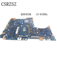 For ASUS Laptop motherboard Q304UAK Mainboard REV 2.0 Processor i3-6100u