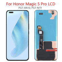 For Huawei Honor Magic 5 Pro LCD Display Frame Touch Panel Digitizer For Honor Magic 5 Pro PGT-AN10, PGT-N19LCD Frame