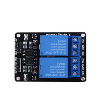 2-way relay module 5v 12v 24V with optocoupler protection relay expansion board MCU development