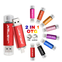 3 in1 OTG USB Flash Drive USB2.0 &amp; Type-C &amp; Micro USB Pen Drive 32GB 64GB 128GB Pendrive USB Memory Stick U disk for gift