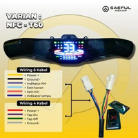 Speedometer Layar LCD Sepeda Listrik Motor Listrik Uwinfly T70 T3Pro D7D D7S D8D M60 NFC-D8D D7D M60