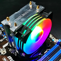 CPU Cooler Cooling Fan 3PIN 4Pin Ventilador Silent for Intel 775 1150 1151 1155 1200 1366 2011 X79 X99 AM3 AM4 Radiator