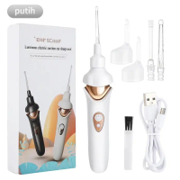 Ear Pick Electric Alat Pembersih Telinga Pembersih Telinga Elektrik - Putih