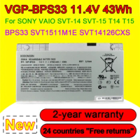 VGP-BPS33 Laptop Battery For SONY VAIO SVT-14 SVT-15 T14 T15 BPS33 SVT1511M1E SVT14126CXS 11.4V 43Wh 3760mAh High Quality