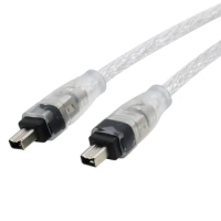 New Firewire IEEE1394 4 Pin to 4 Pin Cable 1.5m 5ft High Speed Data Cable for SONY DCR-TRV75E DV Camera DV-OUT Camcorder