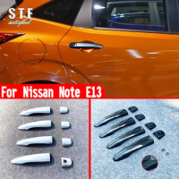 For Nissan Note E13 2020 2021 2022 Car Accessories Door Handle Cover Trim Molding Decoration Stickers W4