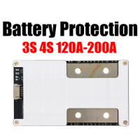 3S 4S BMS 12V lithium battery protection board Ternary/iron lithium belt Balance 120A 160A 200A Balance Electric vehicle car