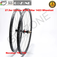 Tubeless Carbon MTB Wheelset 27.5 UCI Approved Novatec 791 792 Pillar 1423 Shiman0 /Sram XD 27.5er MTB Bicycle Wheels