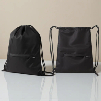 TAS serut  haji umroh tas sepatu dan sandal anti air serbaguna bahan torin210Durex warna hitam
