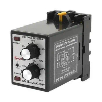 SVM-A/220V AC 220V Protective Adjustable Over/Under Voltage Monitoring Relay