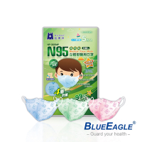 藍鷹牌 N95立體型6-10歲兒童醫用口罩(5片x5包)
