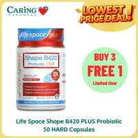 [CARiNG Pharmacy] Life-Space Shape B420 Probiotic Plus 50s | 20 Billion CFU 4 Multi-Strains Weight L