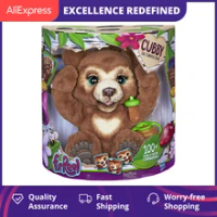 39ซม.Furreal Cubby Friends Interactive Plush ของเล่นเด็ก Curious หมีสัตว์เลี้ยงน่ารักอะนิเมะตุ๊กตาสัตว์สาวคริสต์มาสของขวัญ