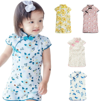 【Baby童衣】旗袍 女童洋裝 中國風連衣裙 90051(共7色)