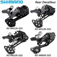 SHIMANO DEORE M3100/M4120/M5100/M6100/M6000 Rear Derailleur RD-M6100-SGS 9/10/11/12 Speed Derailleur for MTB Bike Original Parts